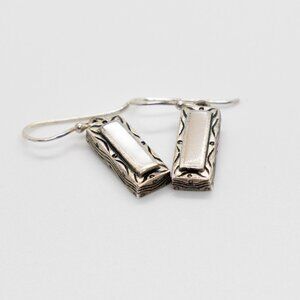 Mother of Pear and Sterling Silver Earrings